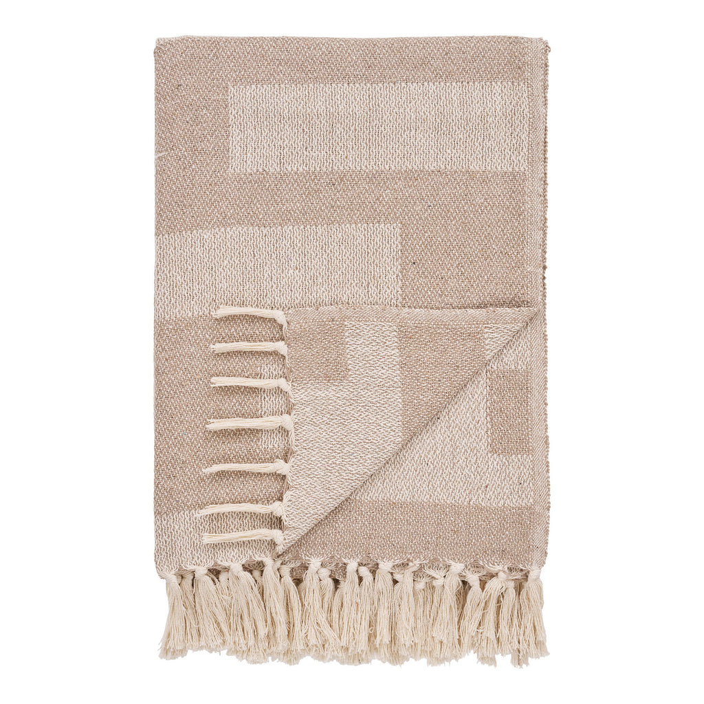 Adana Plaid - Plaid, taupe 130x180 cm