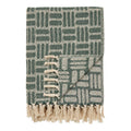 Adana Plaid - Plaid, groen 130x180 cm