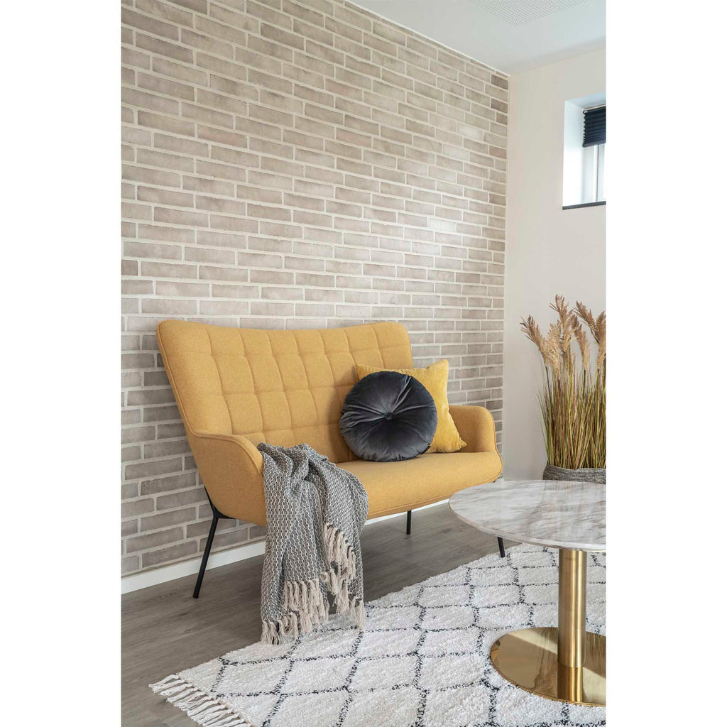 Cort Plaid - Plaid, katoen, donkergrijs/wit, design C 130x160 cm