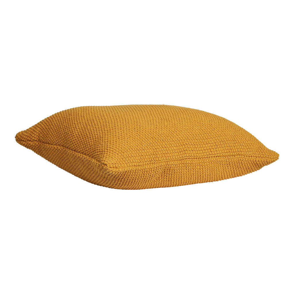 Santos Cushion Cover - Recycled cotton, ocher yellow 45x45 cm