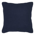 Santos Throw Pillow - Recycled cotton, dark blue 45x45 cm