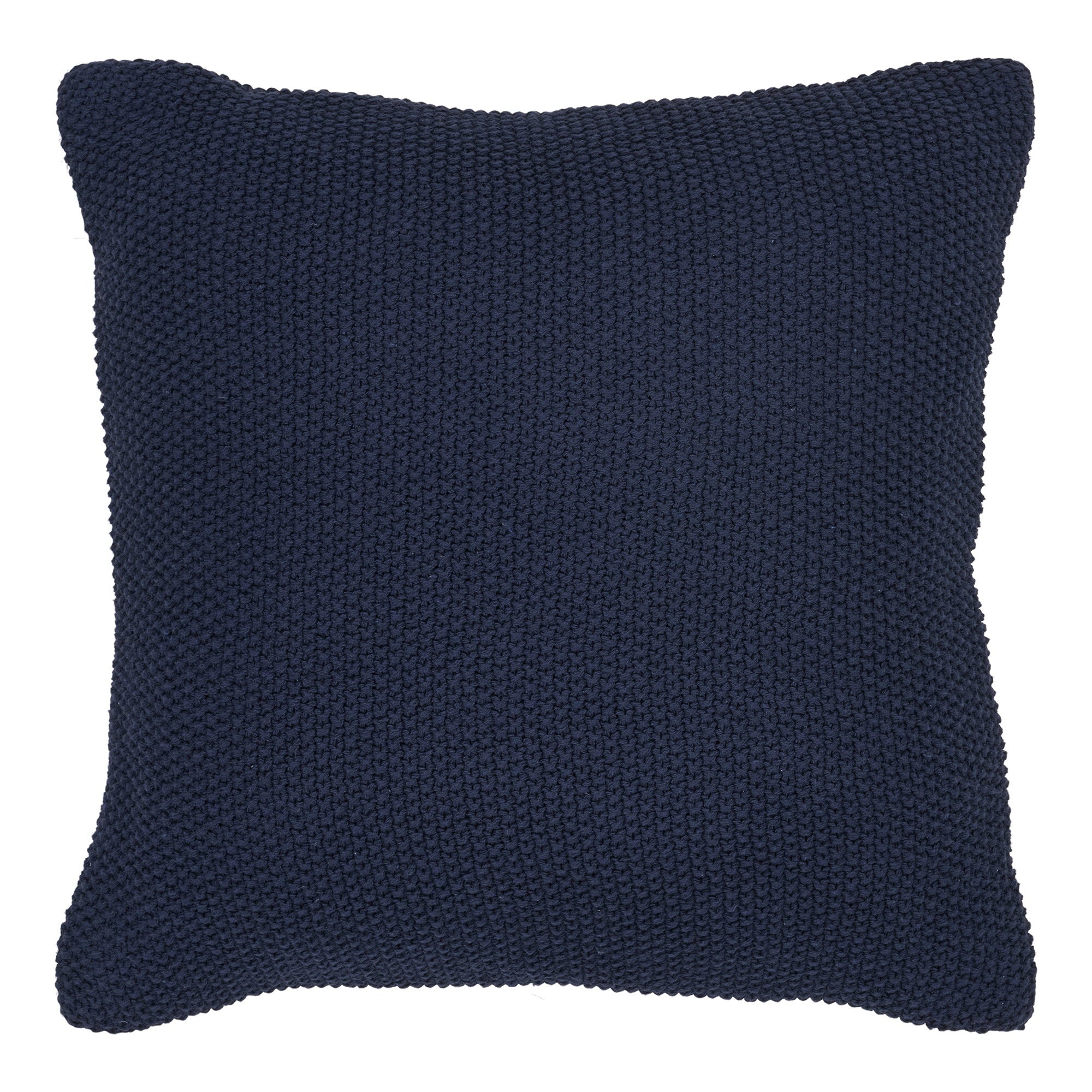 Santos Throw Pillow - Recycled cotton, dark blue 45x45 cm