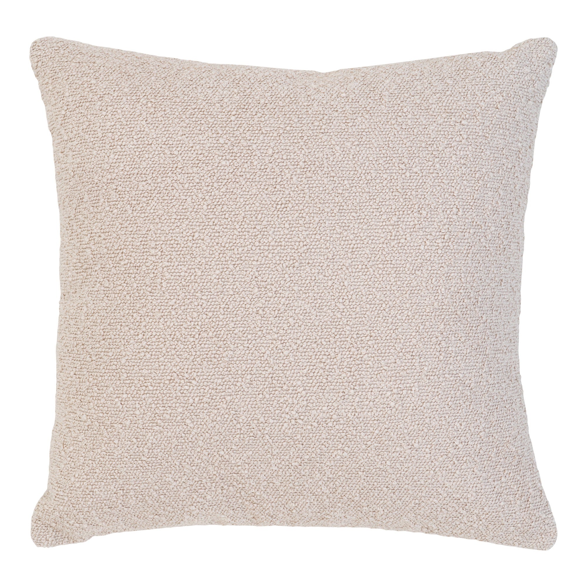 Savannah Sierkussen - Bouclé, beige 45x45 cm