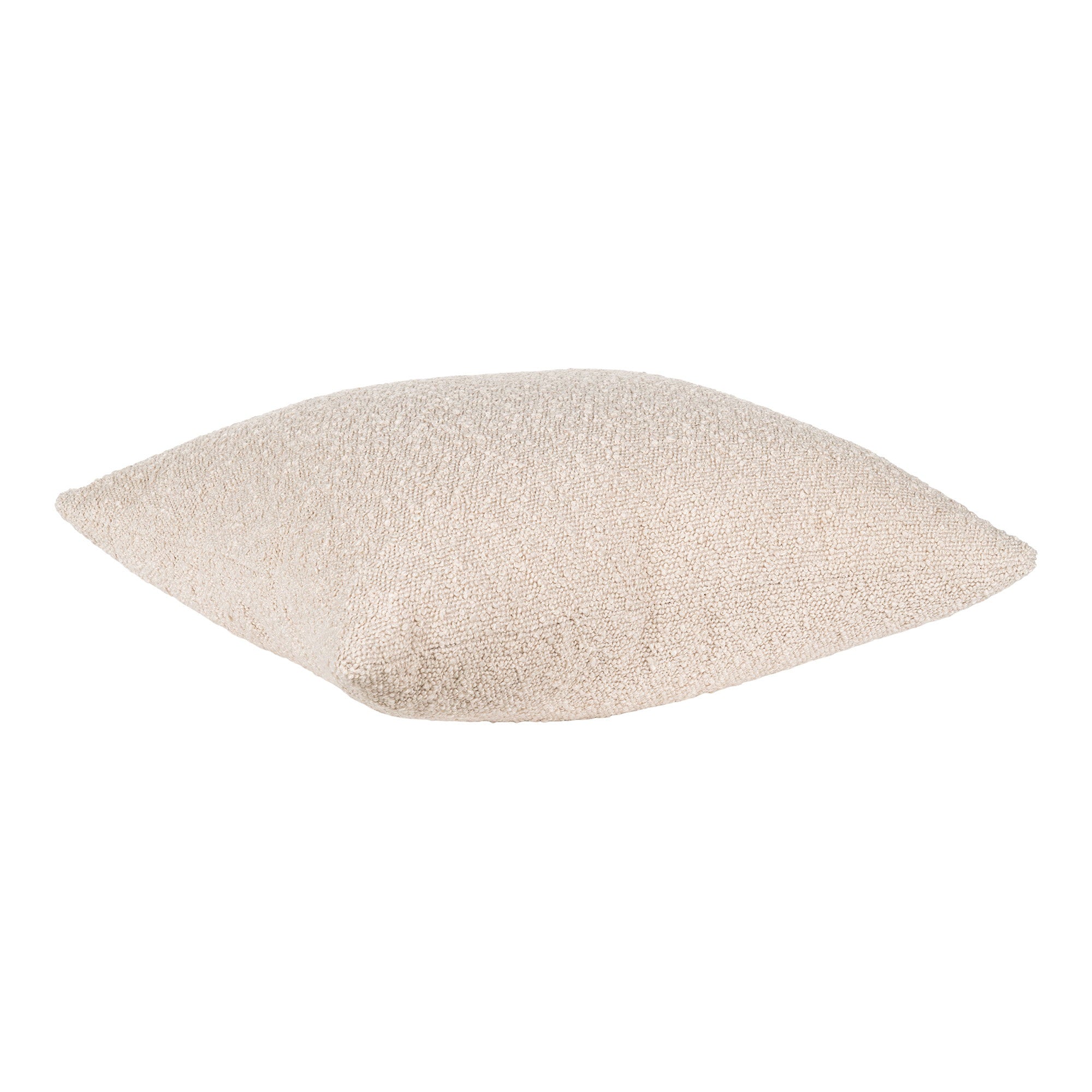 Savannah Sierkussen - Bouclé, beige 45x45 cm