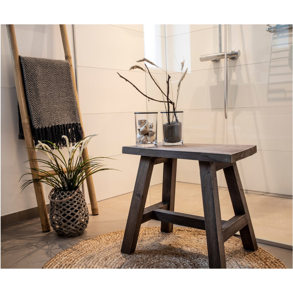 Bombay Vloerkleed - Gevlochten jute, naturel Ø90 cm