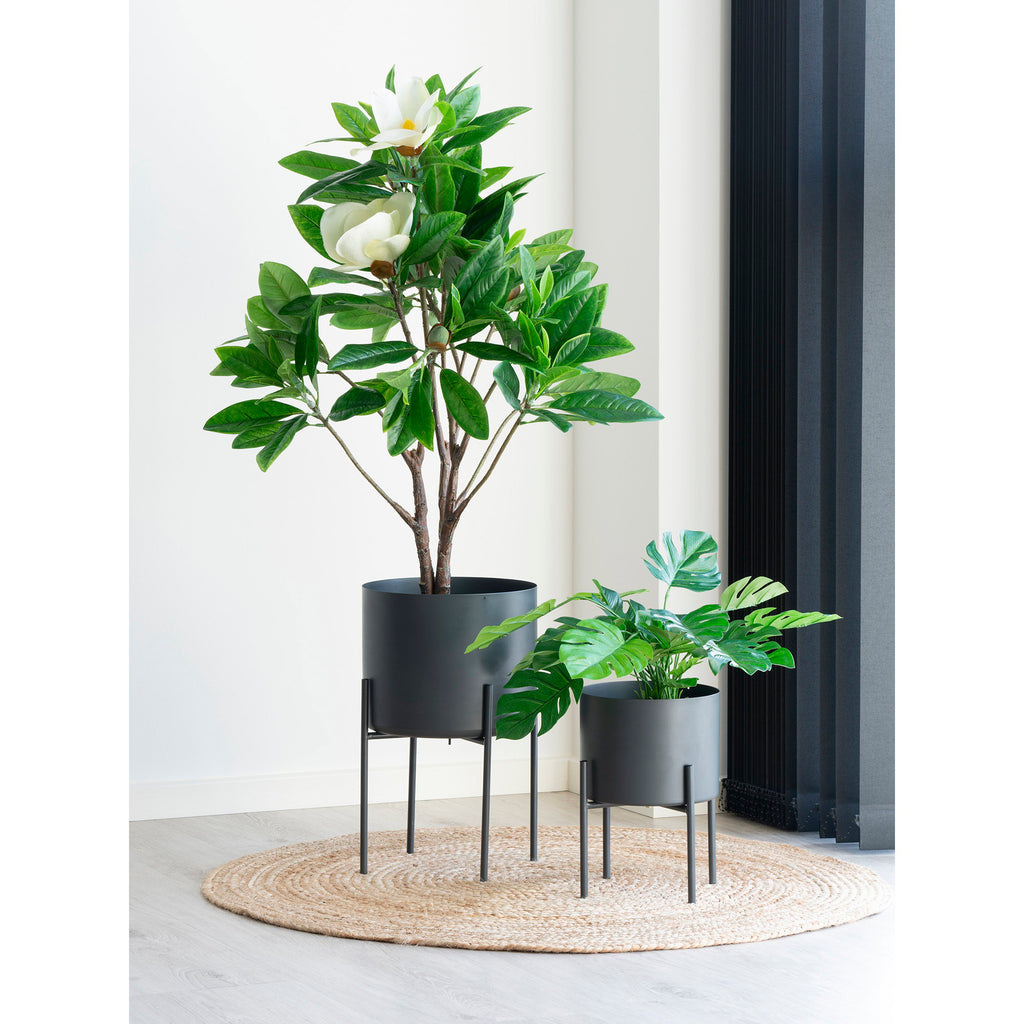 Bombay Vloerkleed - Gevlochten jute, naturel Ø90 cm