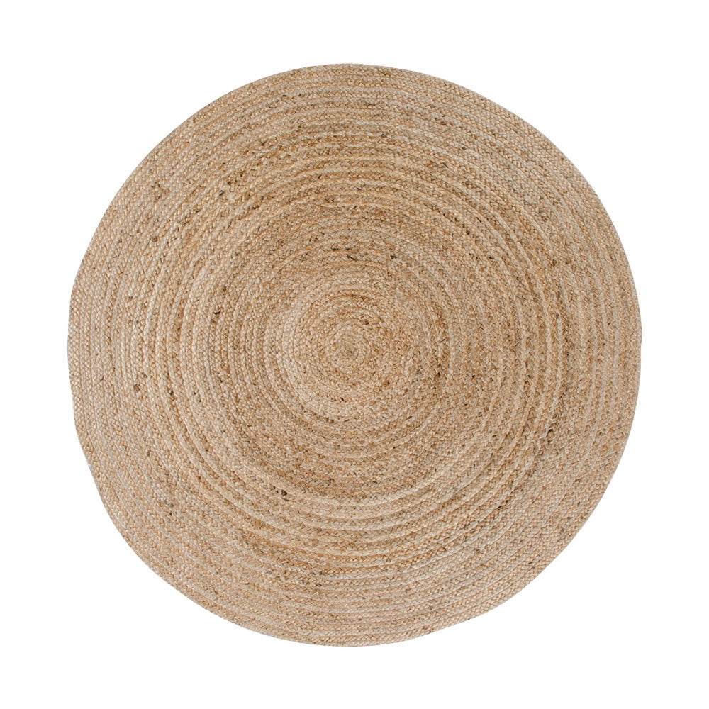 Bombay Vloerkleed - Gevlochten jute, naturel Ø150 cm