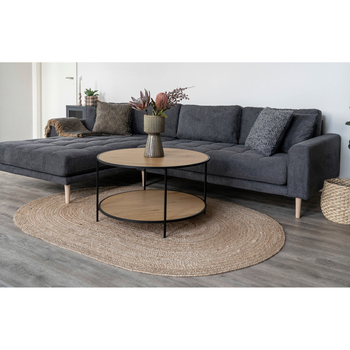 Bombay braided jute rug - 140x200 cm