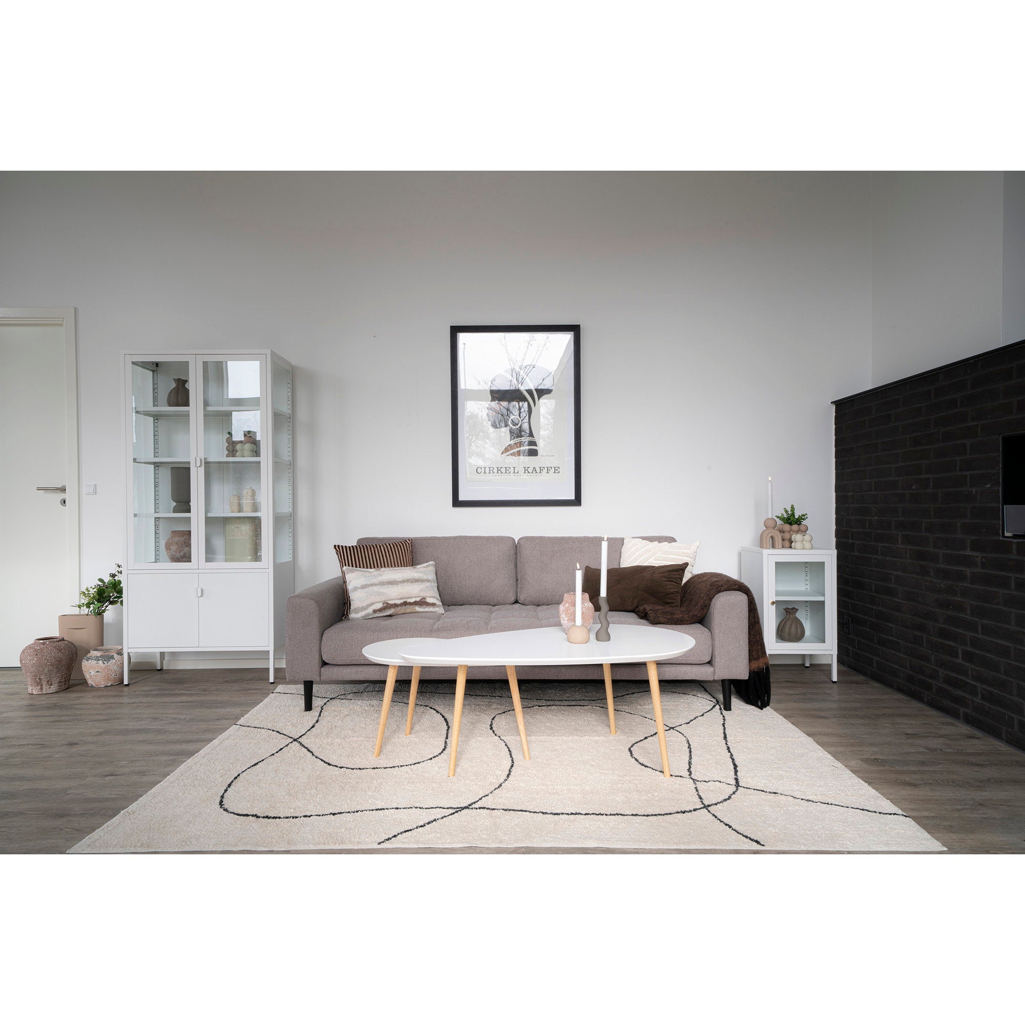 Tampa Rug - Cotton, natural 160x230 cm