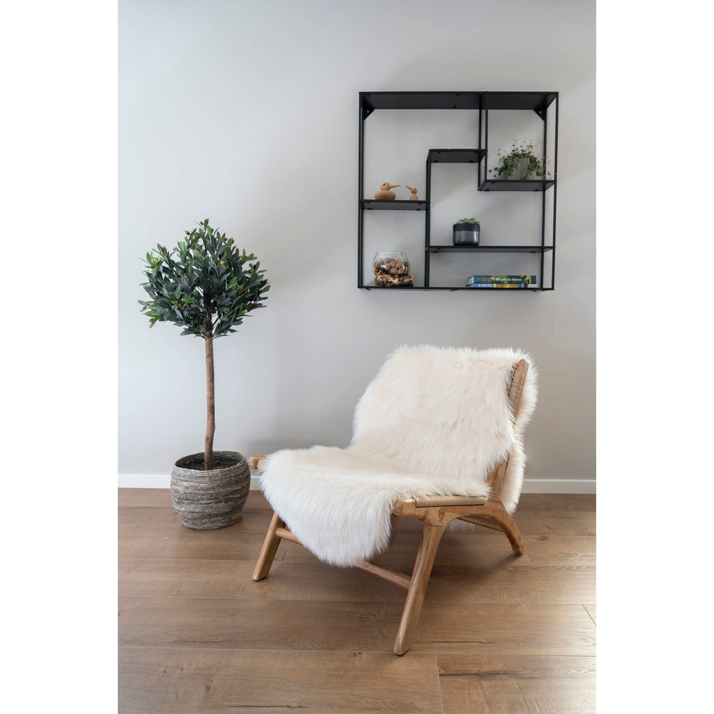Kunstlamsvacht - Ivoorwit 60x180 cm