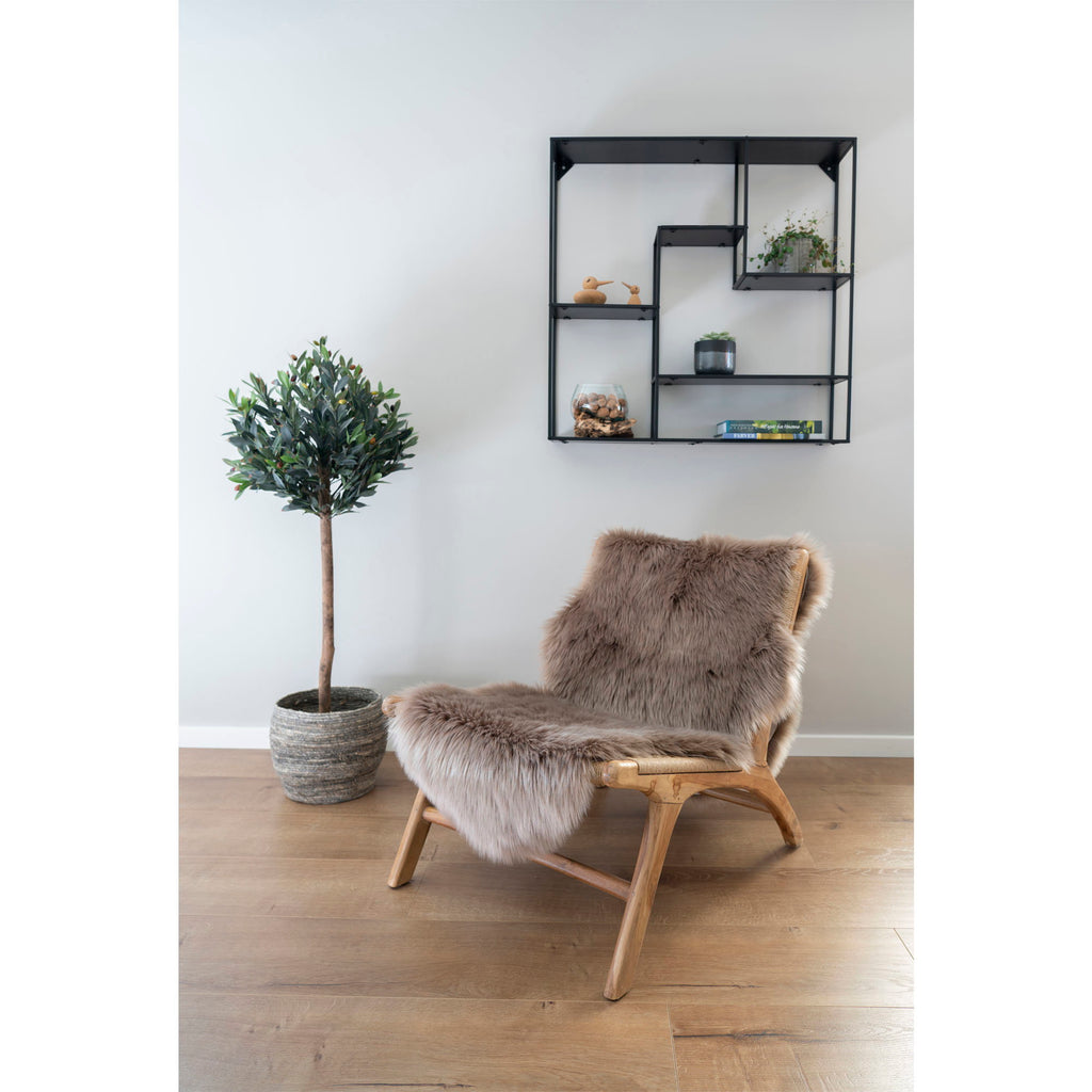 Faux Lambskin Rug - Taupe (mushroom) 60x180 cm