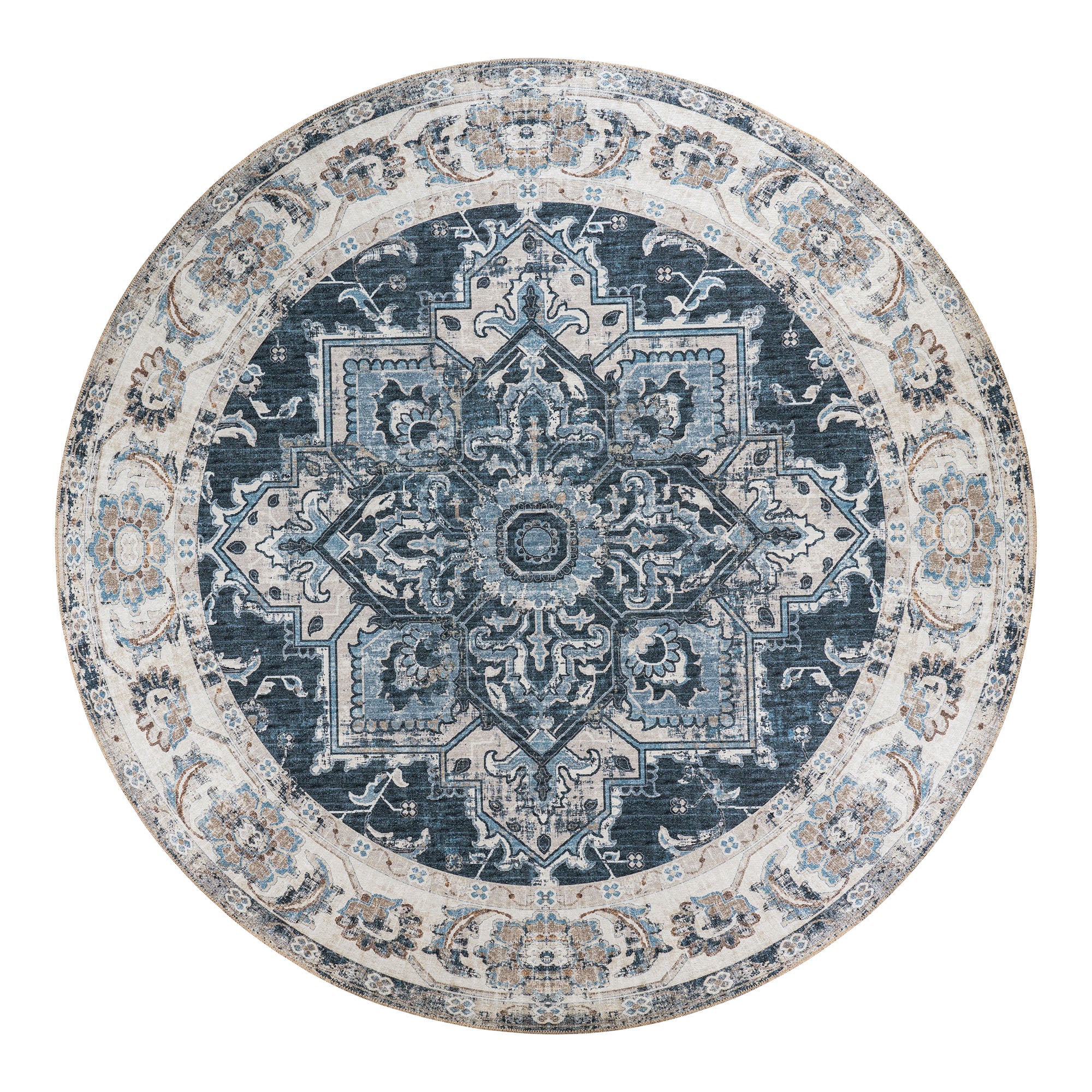 Havana Rug - Blue Ø200 cm