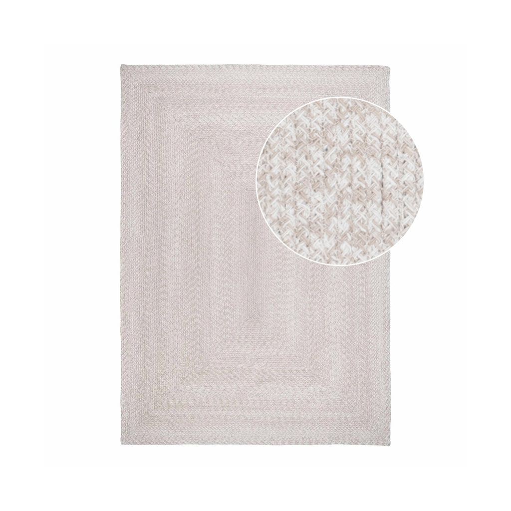 Menorca Rug - 100% recycled plastic, sand-colored 140x200 cm