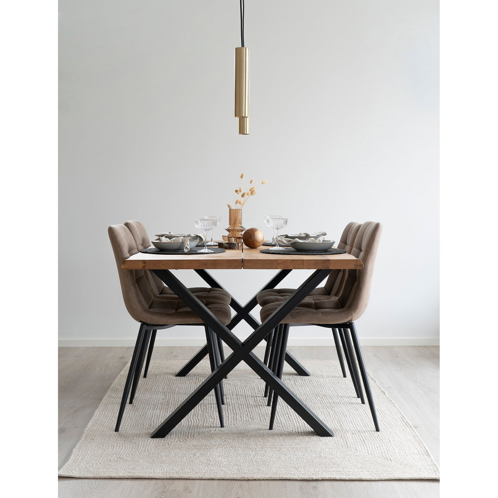Menorca Rug - 100% recycled plastic, sand-colored 140x200 cm