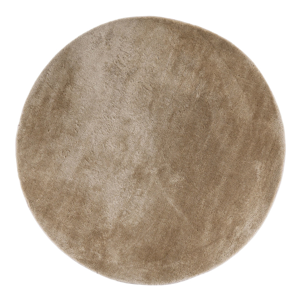 Miami Vloerkleed - Rond, zandkleurig Ø160 cm