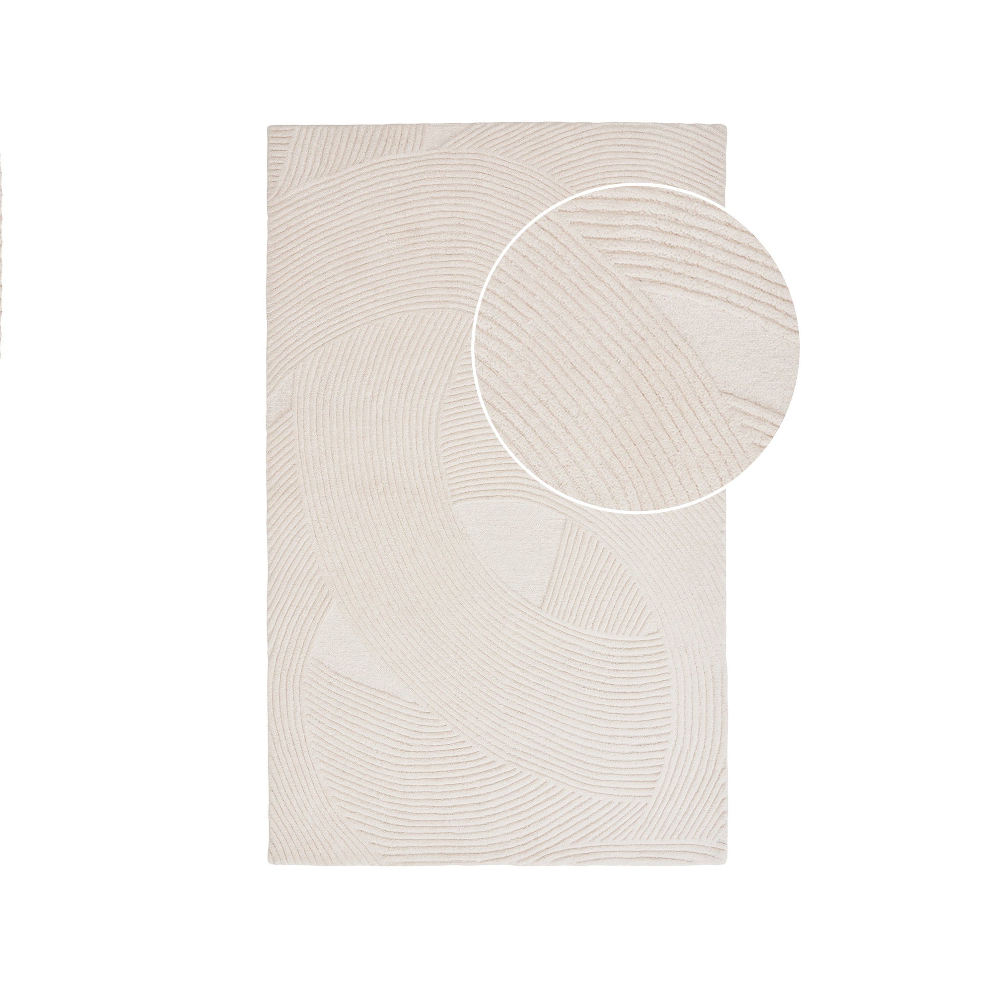 Pune Vloerkleed - Handgetuft, ivoor 160x230 cm