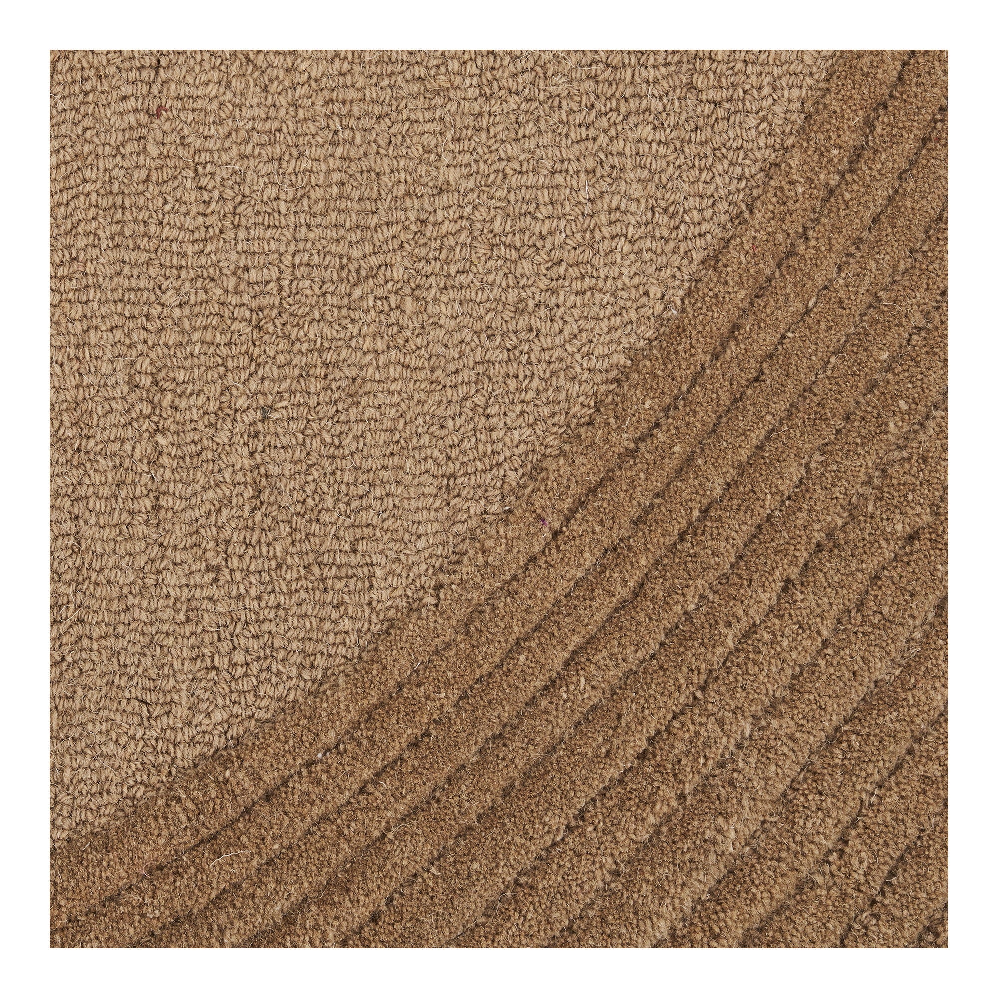 Pune Vloerkleed - Handgetuft, bruin 160x230 cm