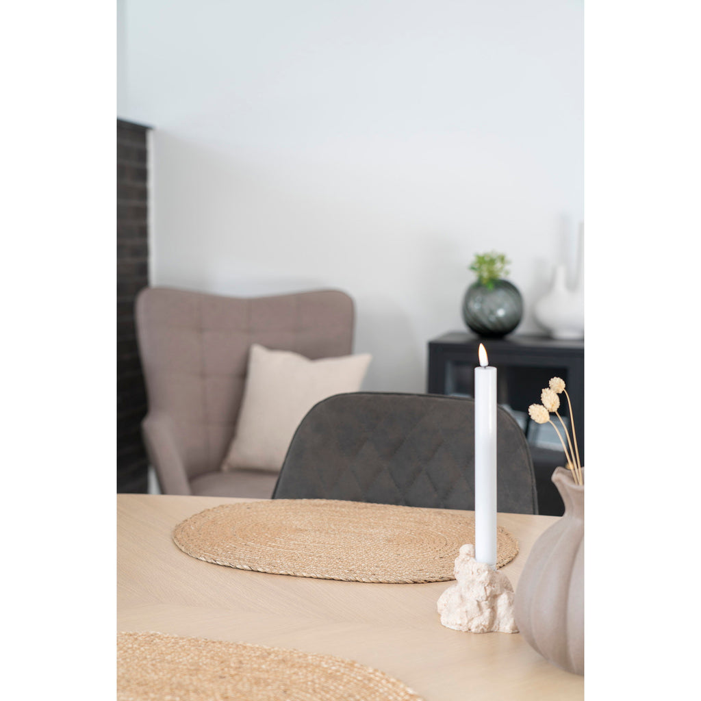 Bombay Placemats - Gevlochten jute, naturel, ovaal 35x45 cm (set van 4)