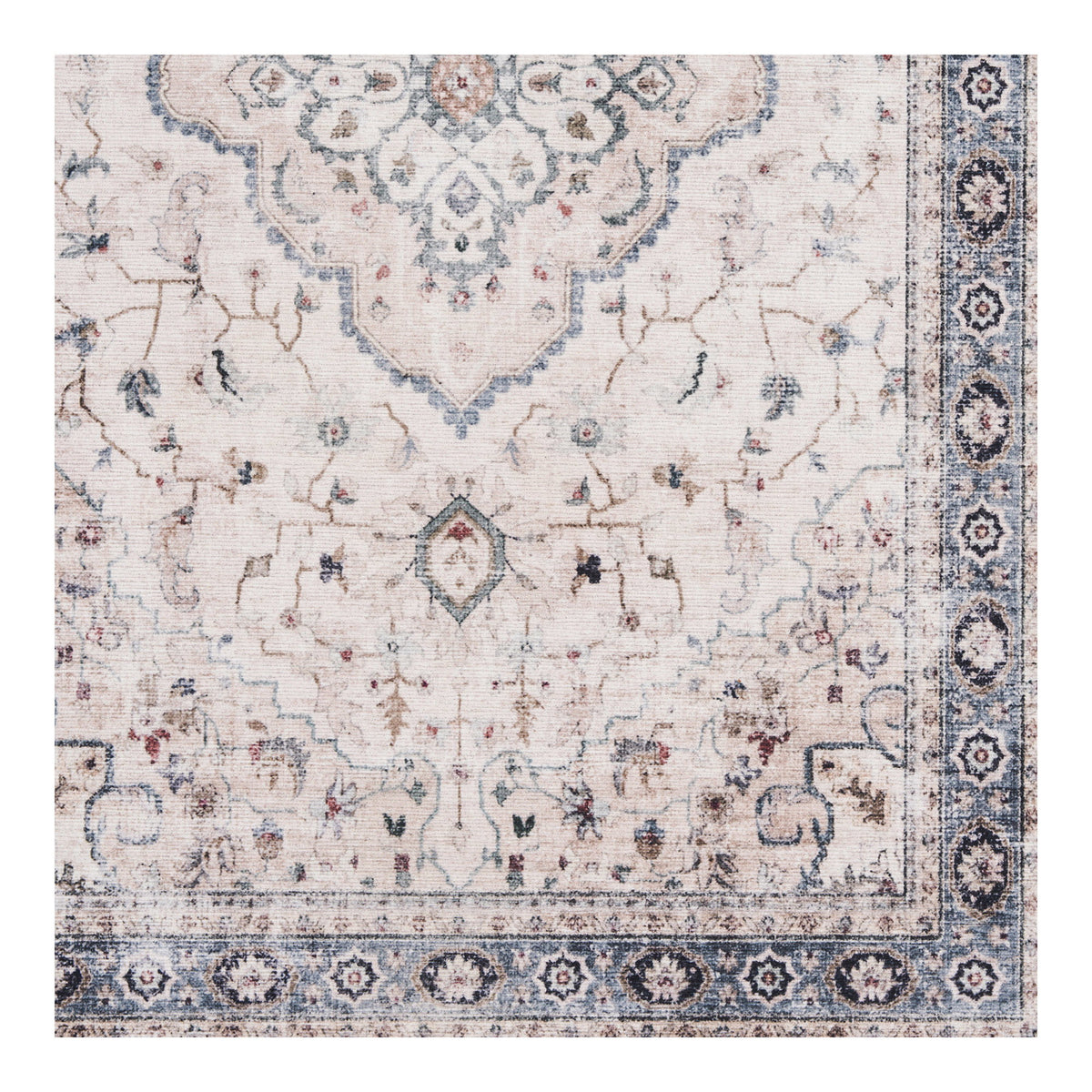 Havana Doormat - Doormat, off-white/beige/dusty blue, 50x80 cm