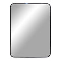 Madrid Mirror - Aluminum, black 50x70 cm