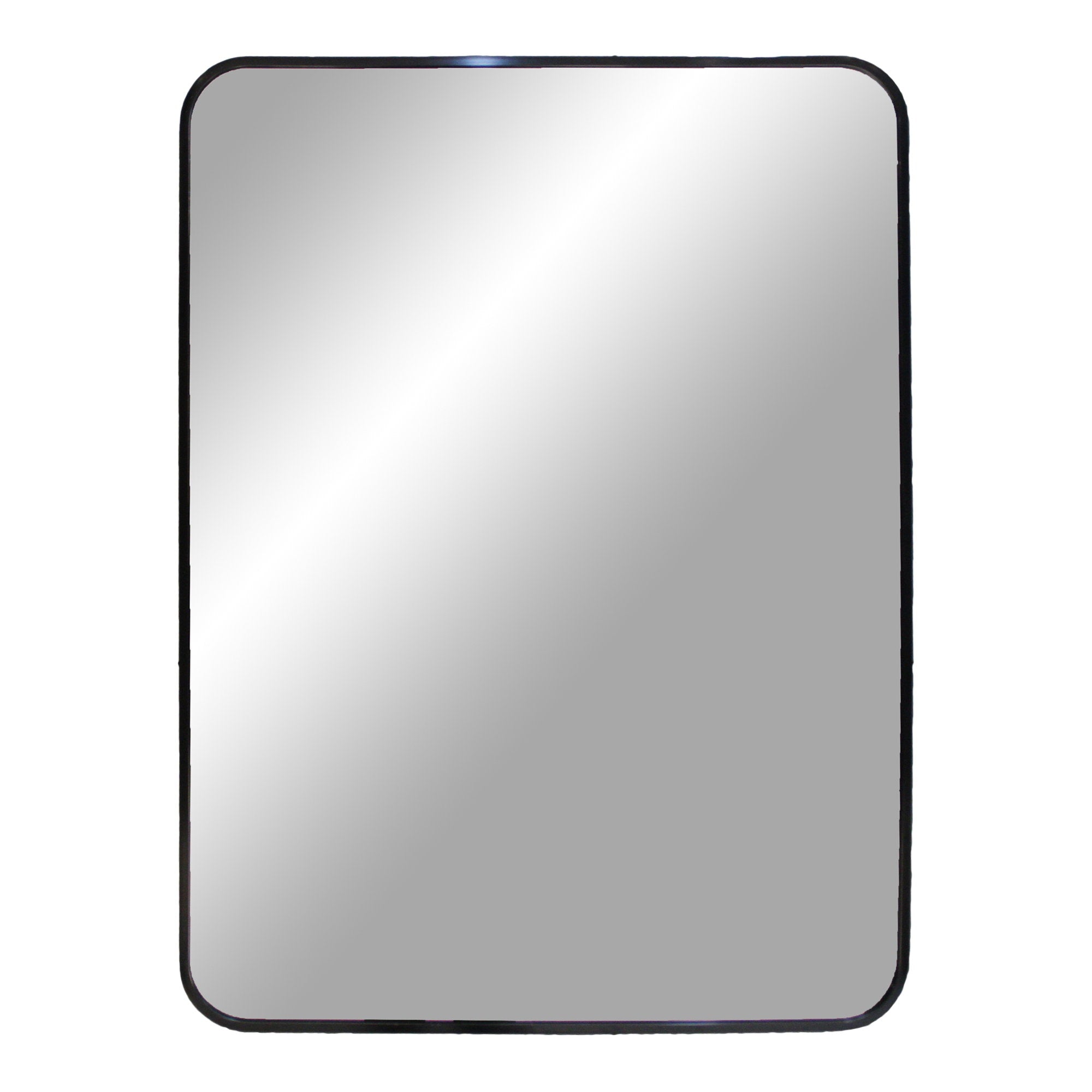Madrid Mirror - Aluminum, black 50x70 cm