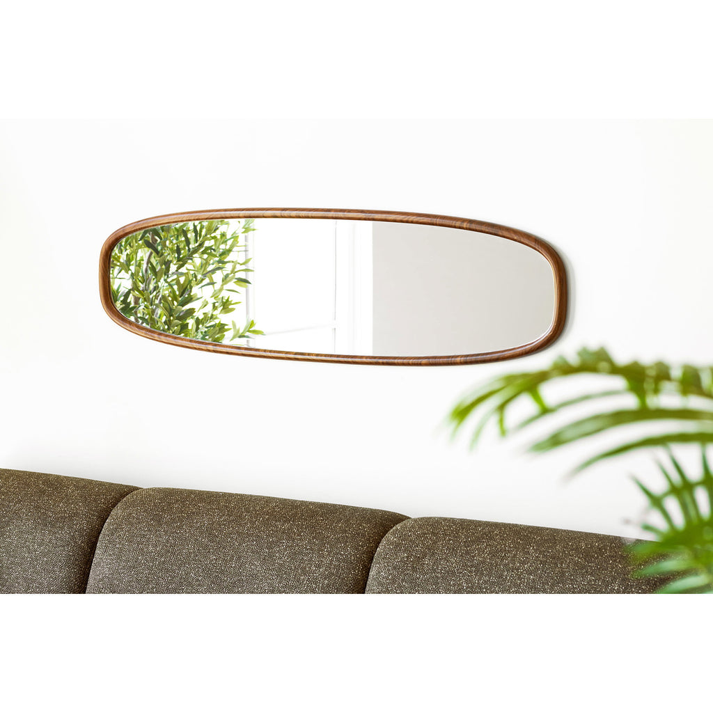 Luxon Mirror with Wood Look - 40x150 cm