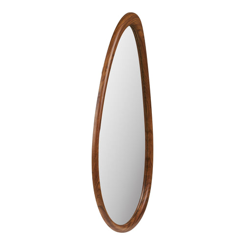 Organic Luxon Mirror with Wood Look - 50x80 cm