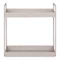 Rabo Staande Plank - Staal, zandkleurig, 2 planken 30x15x31 cm