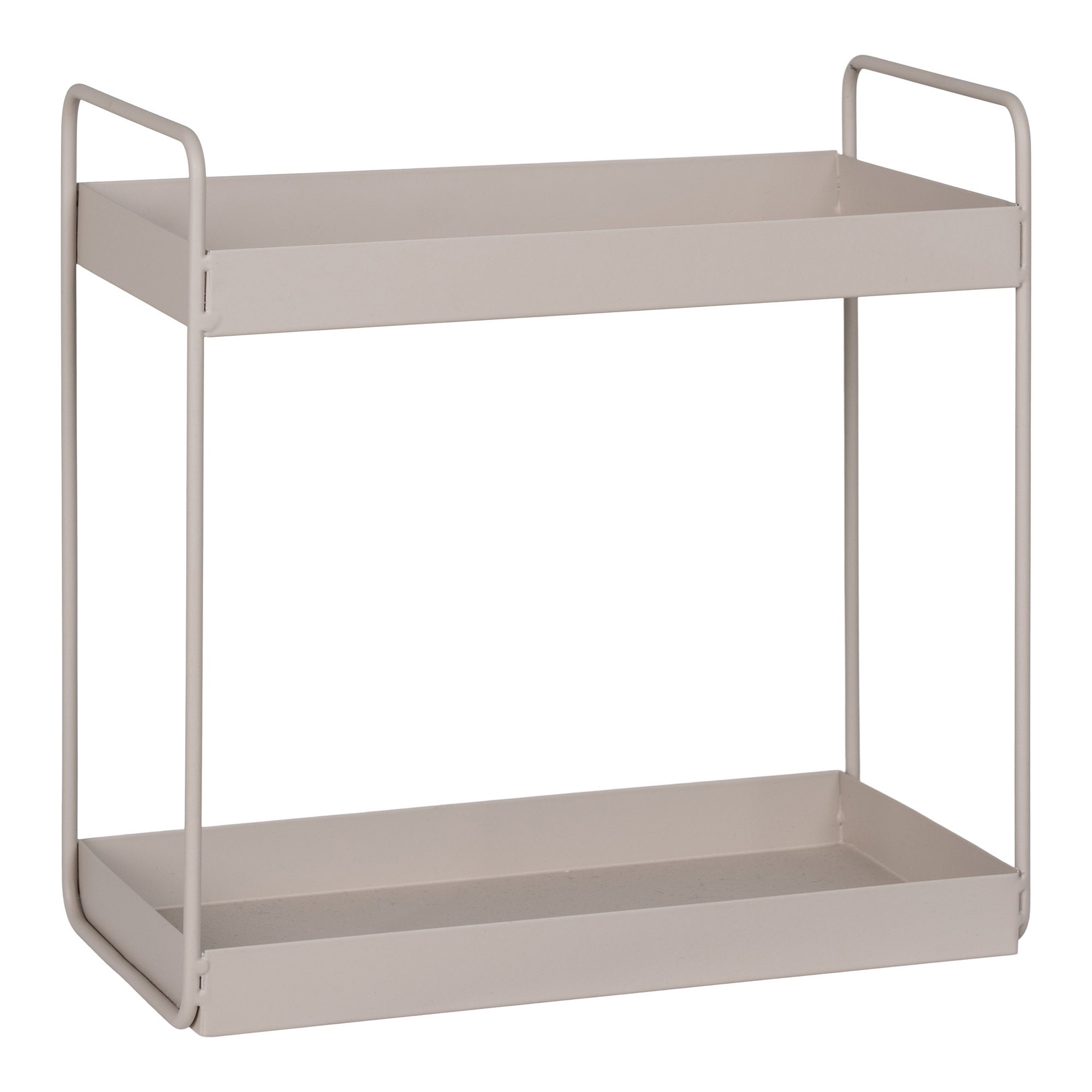 Rabo Staande Plank - Staal, zandkleurig, 2 planken 30x15x31 cm
