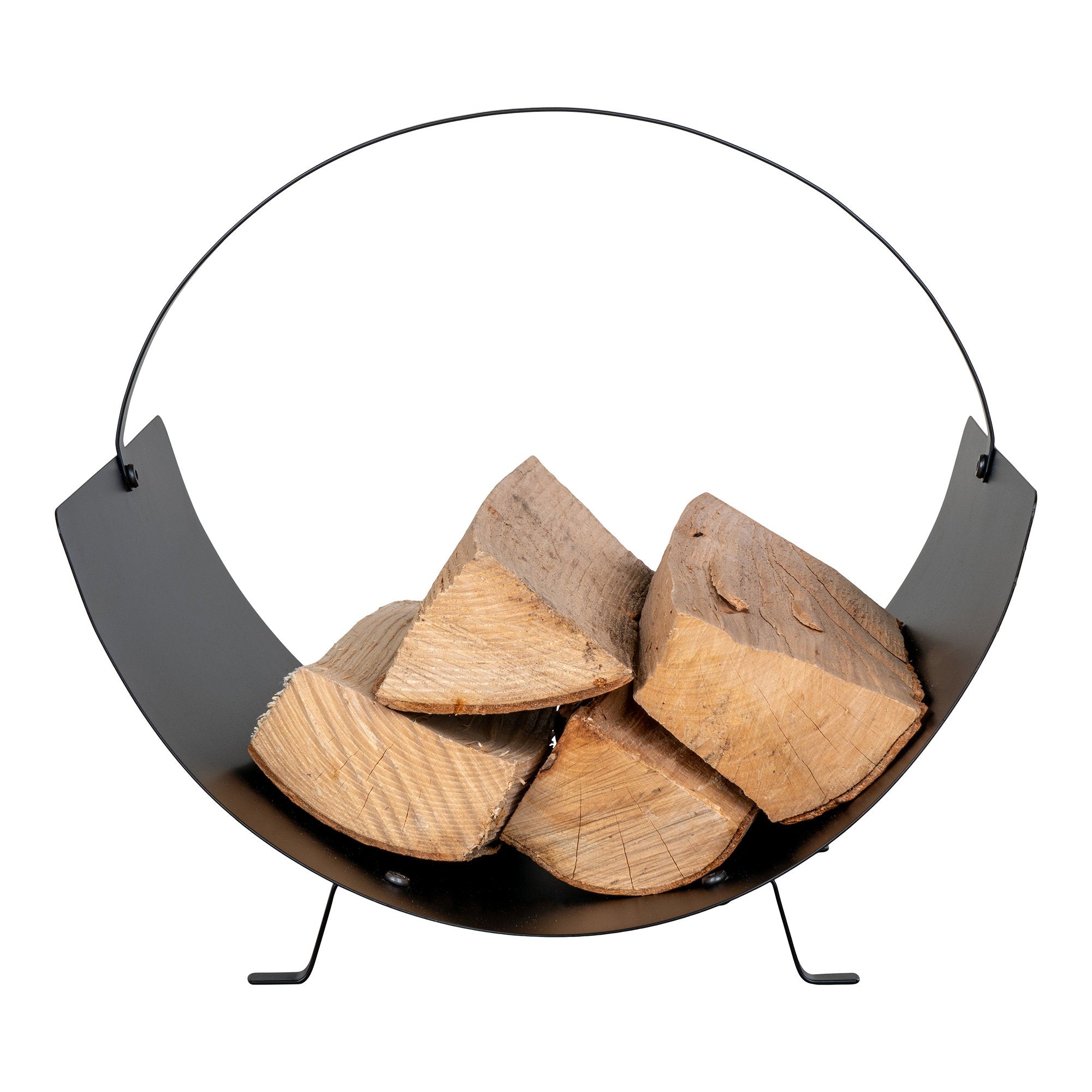 Tires Haardhoutrek - Staal, zwart 40x35x33,5 cm