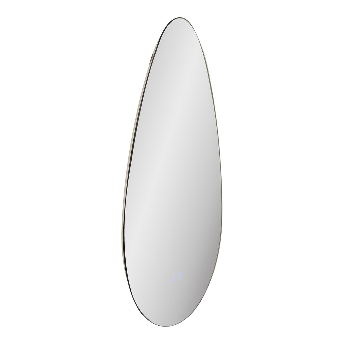 Kiama Mirror - Mirror with LED, anti-fog and 3 light settings, organic shape, 58x80 cm