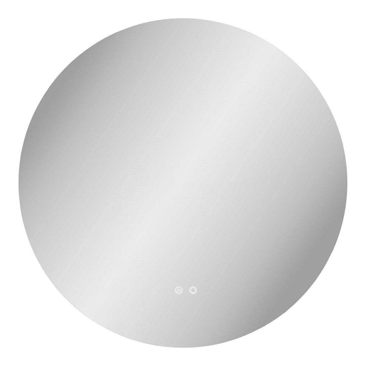 Kiama Mirror - Mirror with LED, anti-fog and 3 light settings, ø80 cm