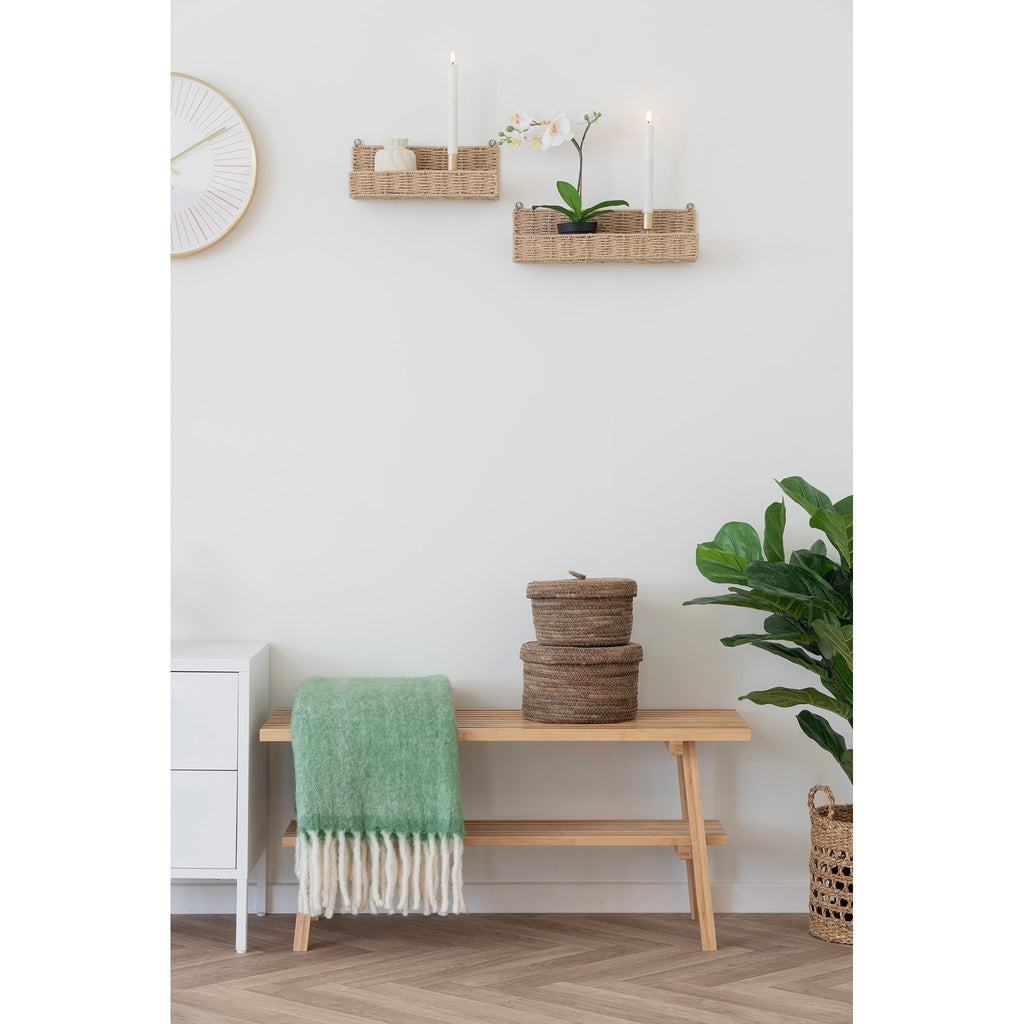 Treviso Wandplanken - Papier, naturel (set van 2)