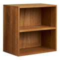 Townsville Wandplank met Verticale Vakken - Eikenhout 18x30x30 cm
