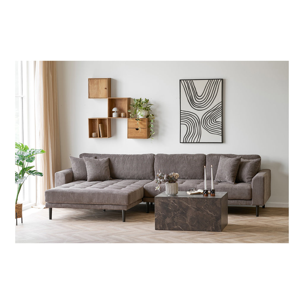 Townsville Wandplank met Verticale Vakken - Eikenhout 18x30x30 cm