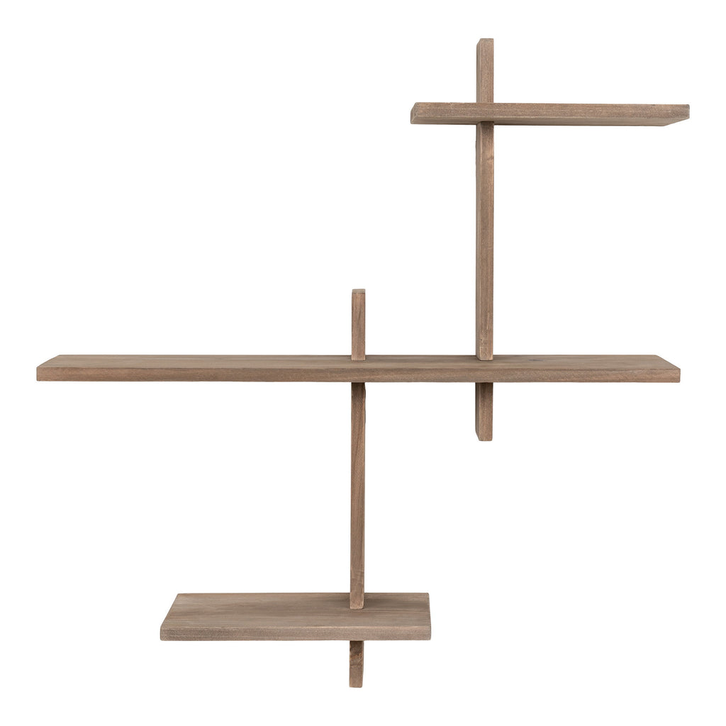 Gavi Wandplank - Grenenhout 55x15x55 cm