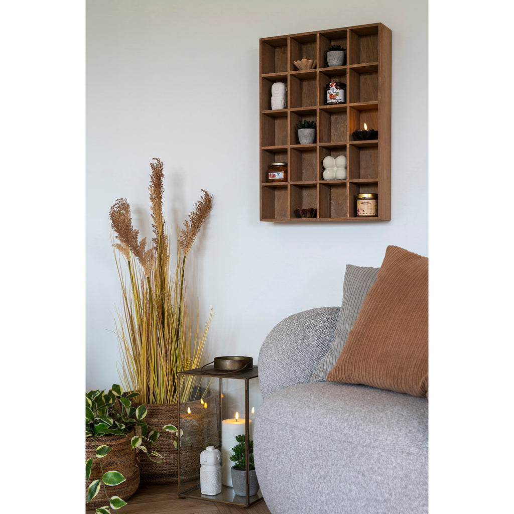 Moss Wandplank - Grenenhout, naturel 44x10x63 cm