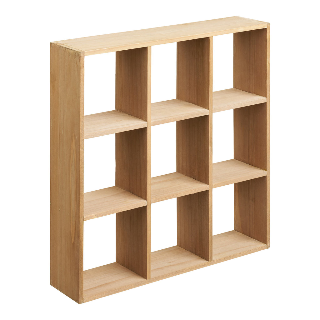 Moss Wandplank - Grenenhout, naturel 46x10x46 cm