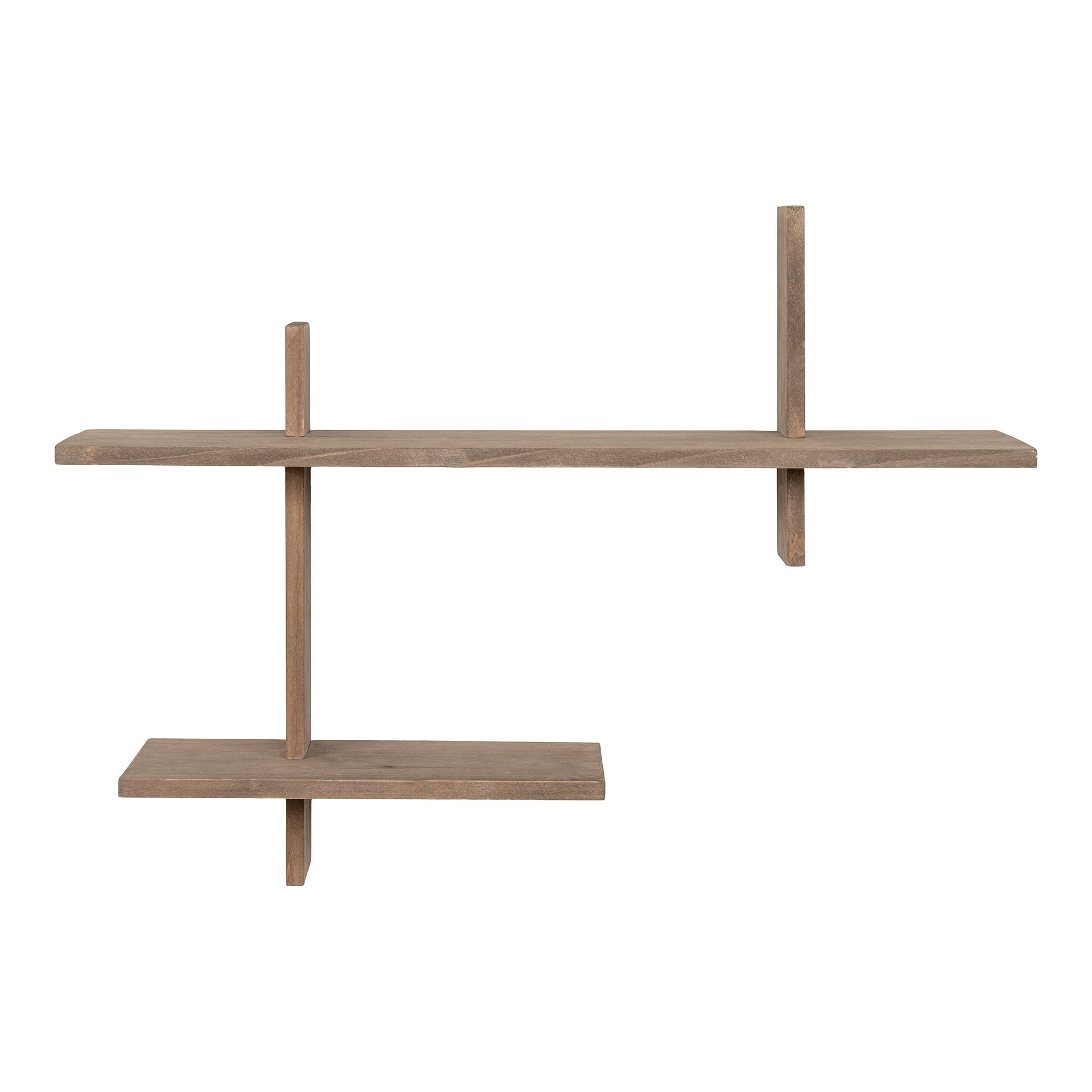 Ovada Wandplank - Grenenhout 60x15x44 cm