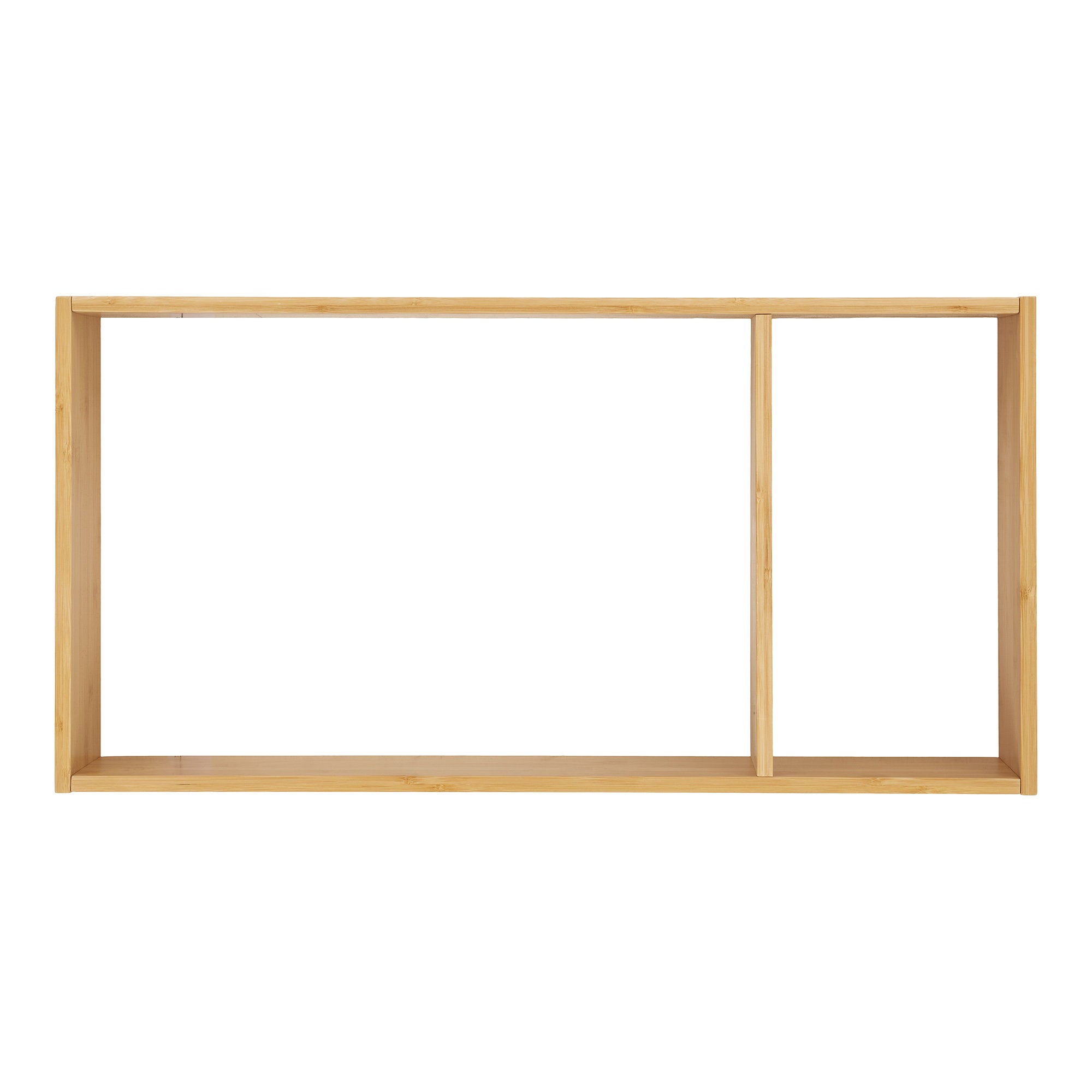 Ember Wandplank - Bamboe, naturel 70x15x35,5 cm