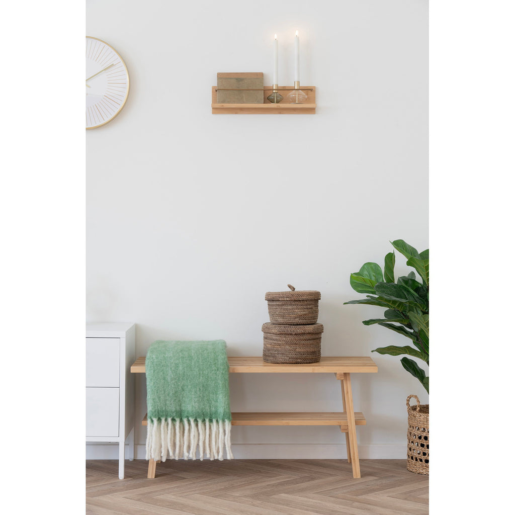 Ember Wandplank - Bamboe, naturel 45x10x12 cm