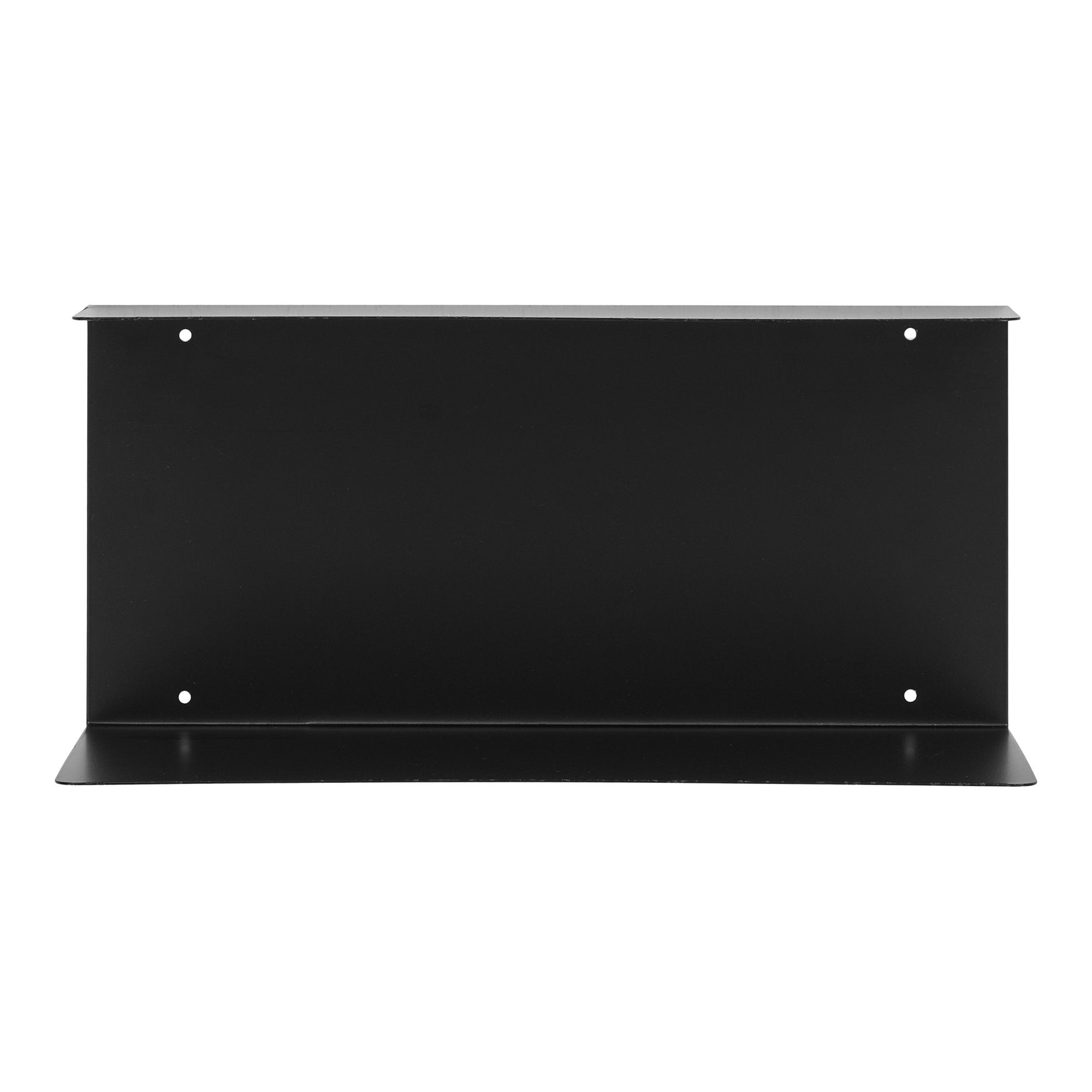 Lille Wandplank - Staal, zwart 40x18x18 cm