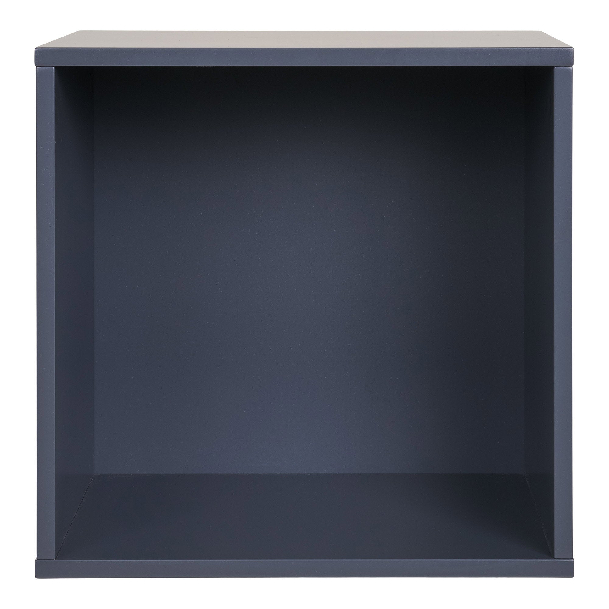 Horne Wandplank - Gelakt hout, donkergrijs 34x30x34 cm