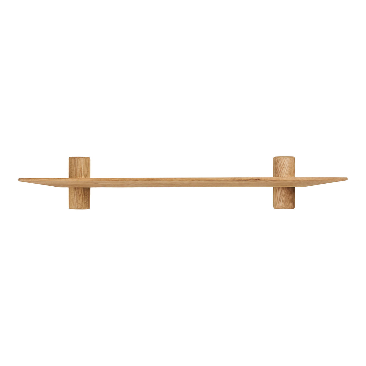Calcata Wall Shelf - Wall shelf, oak, 110x22x18.5 cm