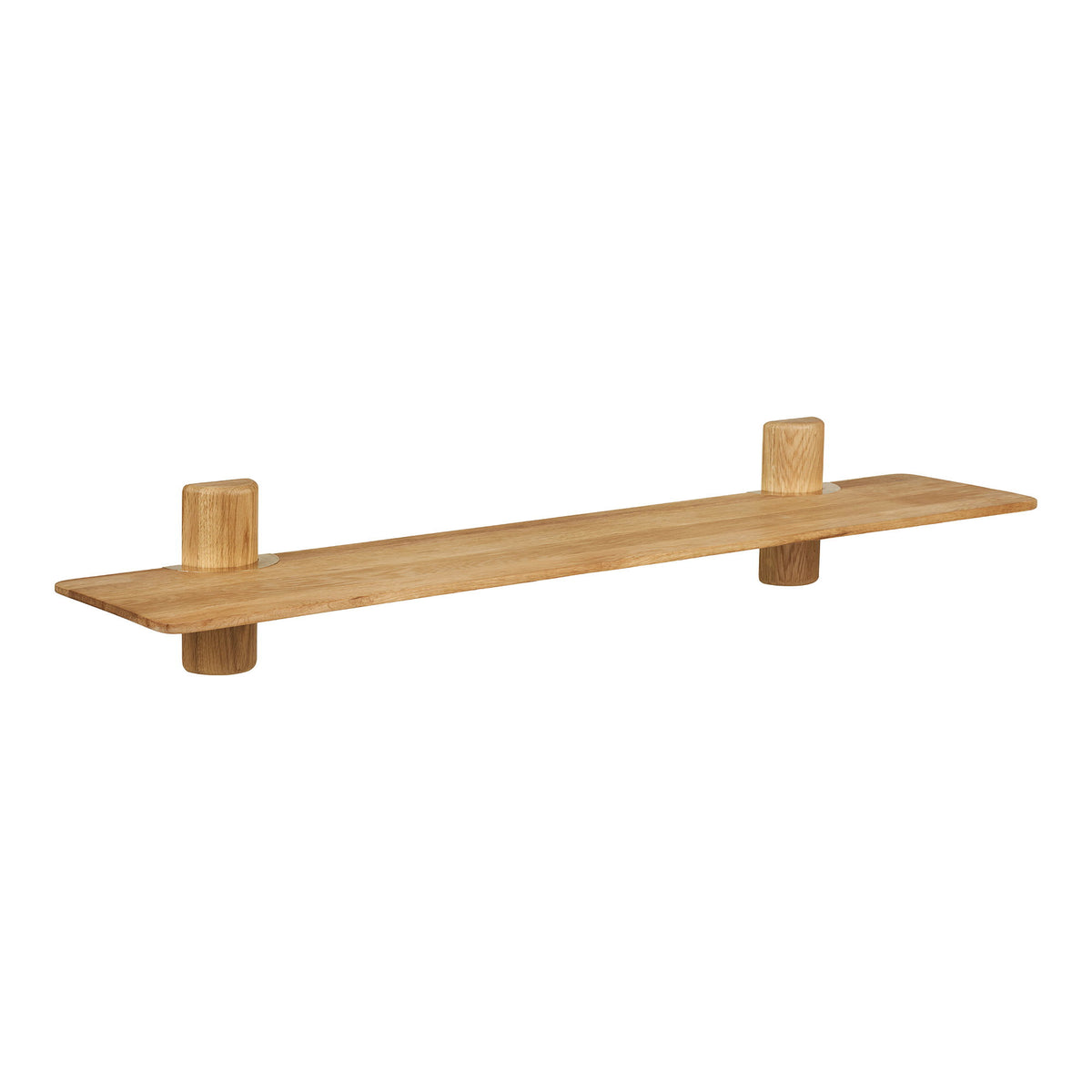 Calcata Wall Shelf - Wall shelf, oak, 110x22x18.5 cm