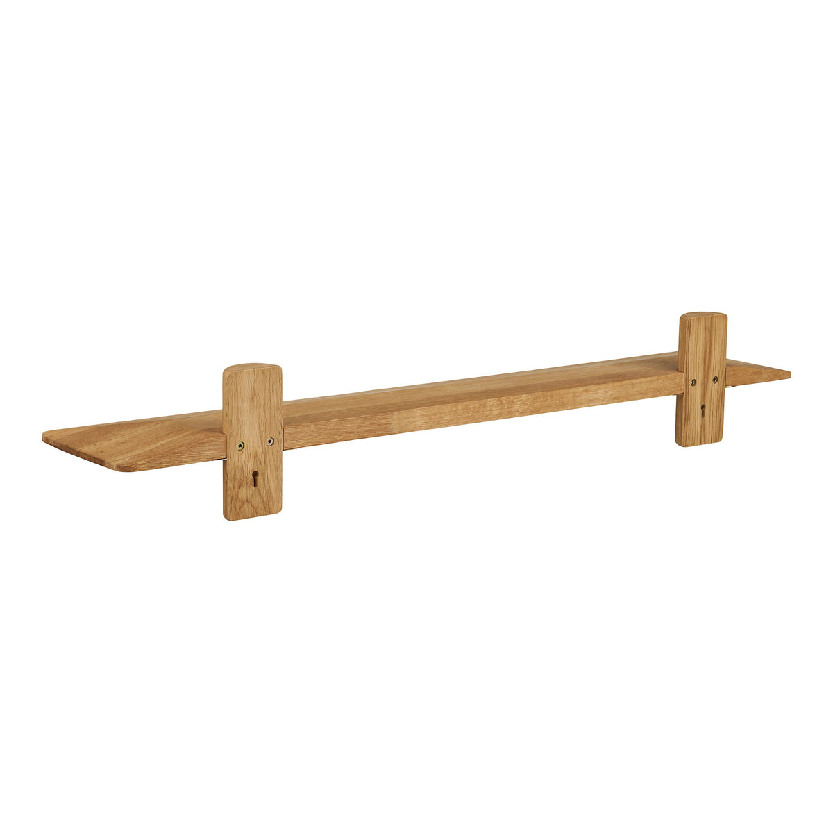 Calcata Wall Shelf - Wall shelf, oak, 110x22x18.5 cm