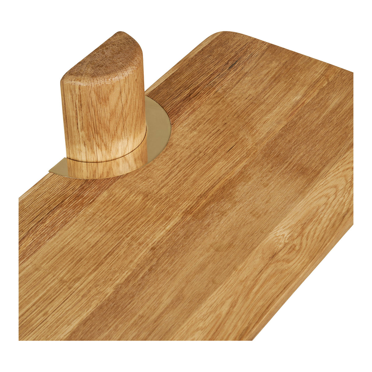 Calcata Wall Shelf - Wall shelf, oak, 110x22x18.5 cm
