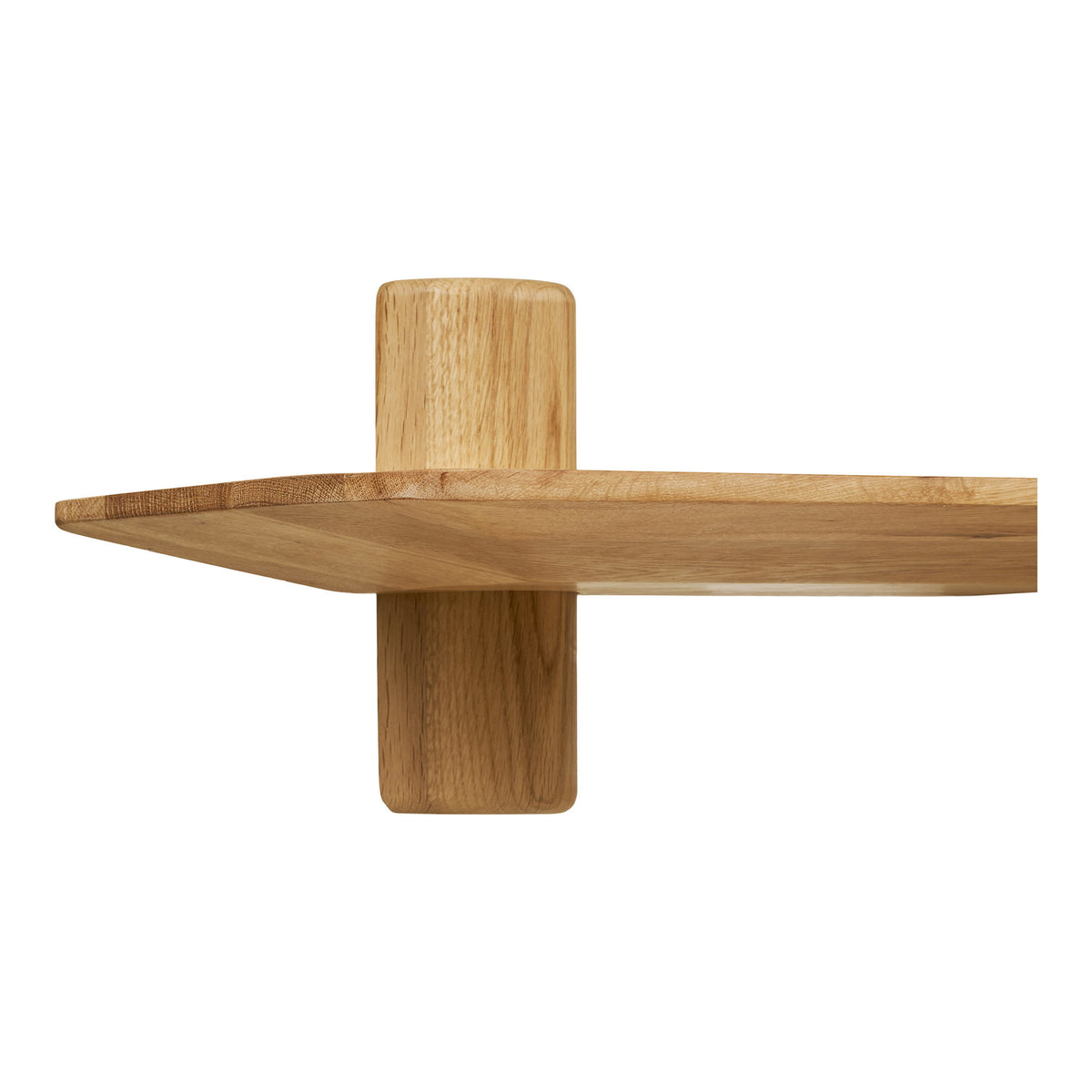 Calcata Wall Shelf - Wall shelf, oak, 110x22x18.5 cm