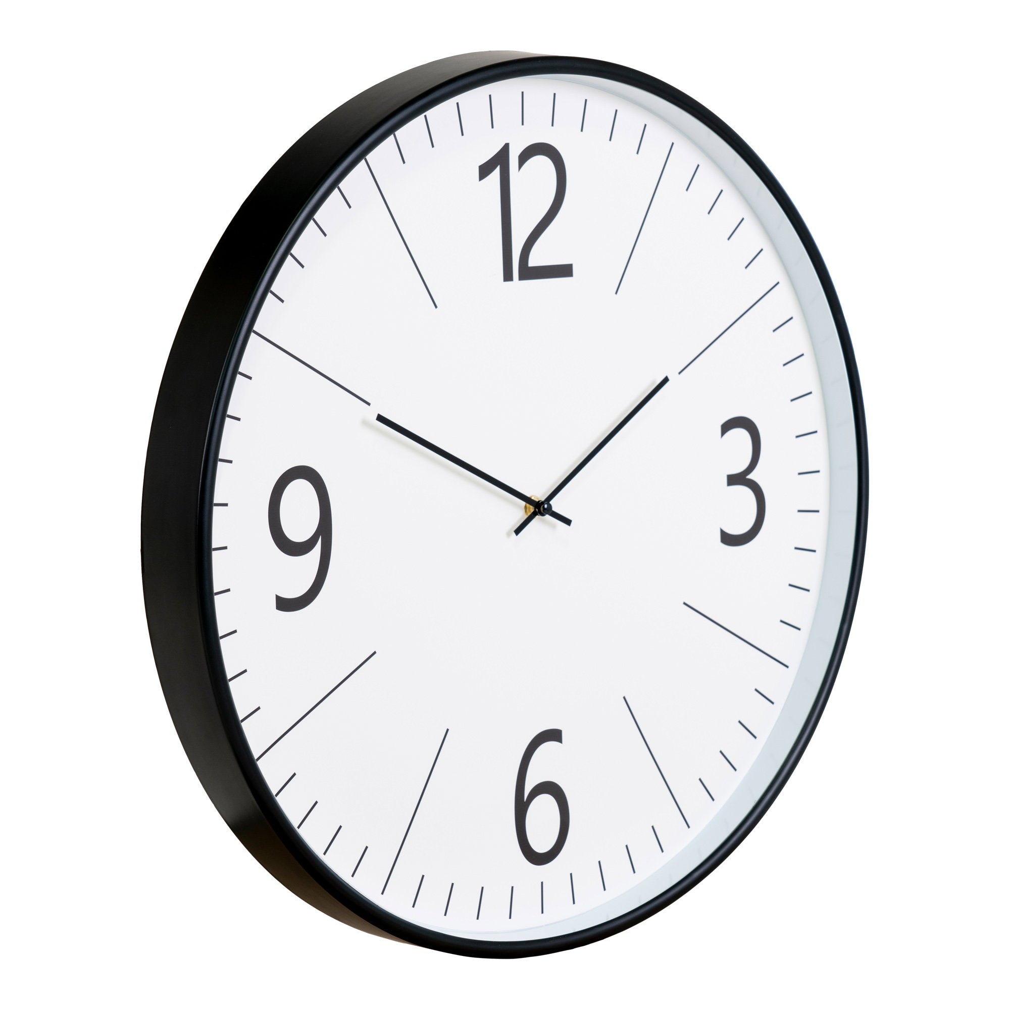Biel Wandklok - Zwart/wit, stil uurwerk Ø51 cm
