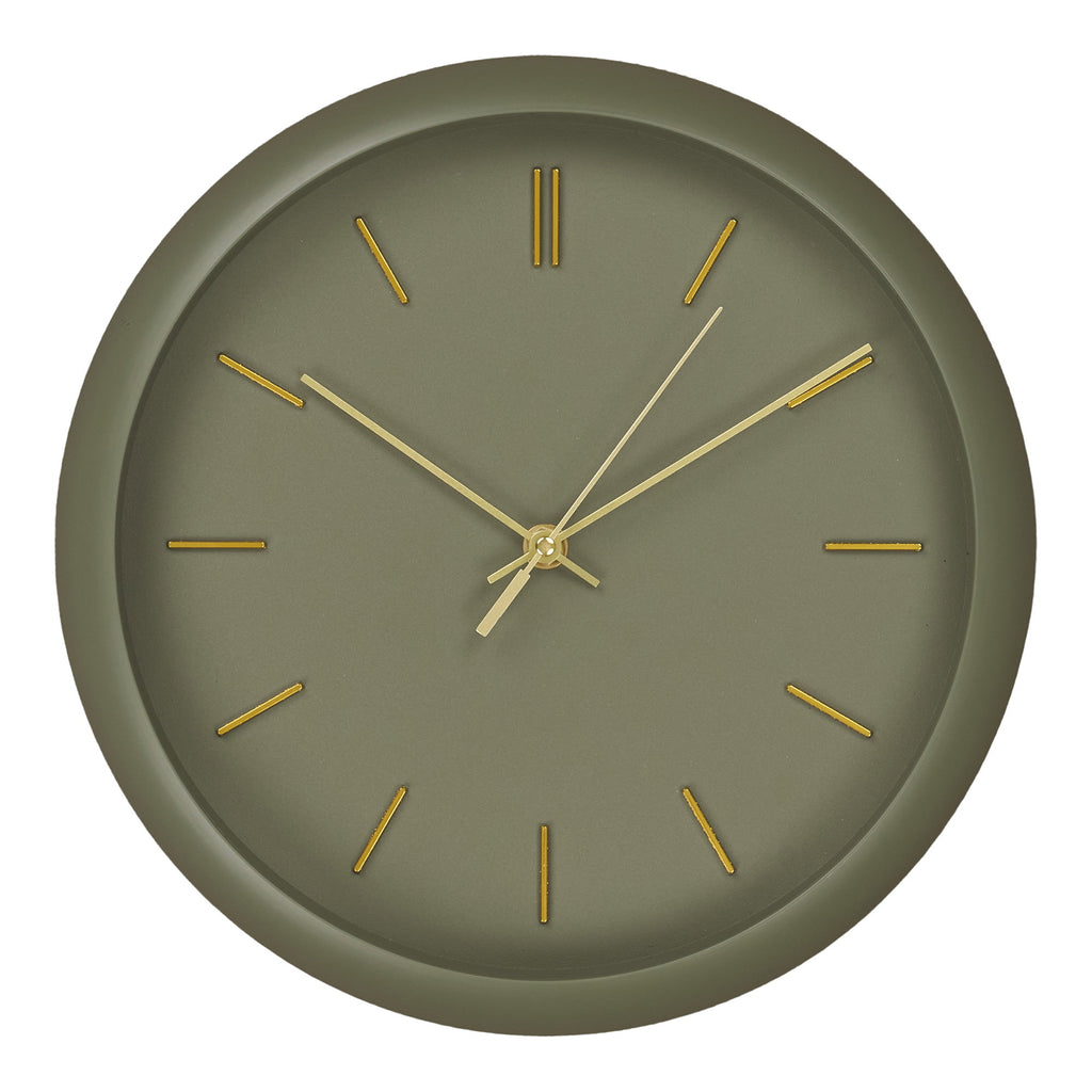 Rossano Wandklok – Wandklok, groen, geruisloze uurwerk, ø30 cm